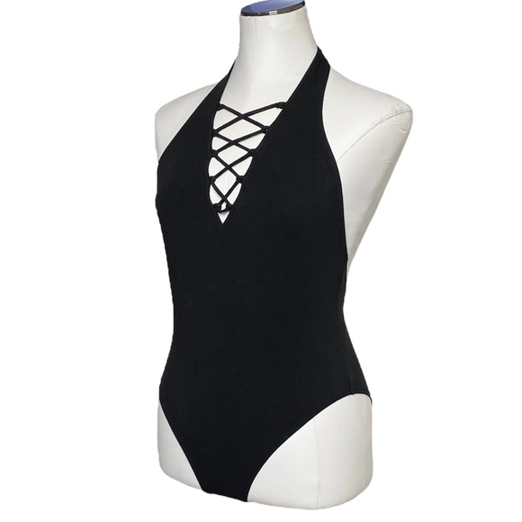 Victoria’s Secret Lace Up Halter Bodysuit - Picture 5 of 10